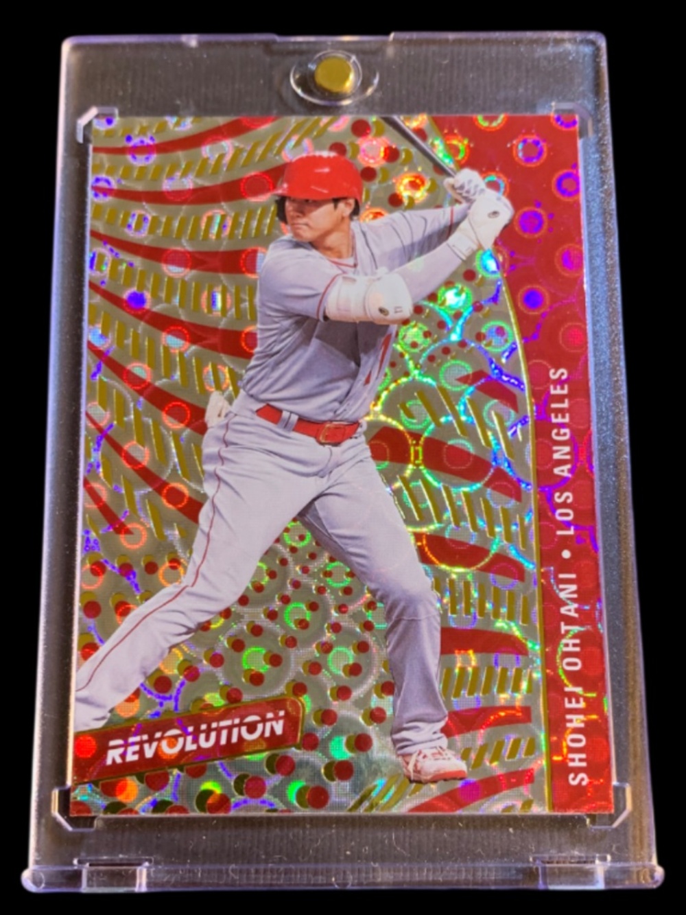 SHOHEI OHTANI SHORT PRINT ‘GROOVE’ VARIATION PARALLEL BASEBALL CARD